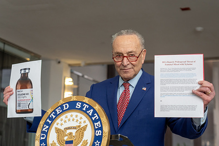 Senate Majority Leader, Chuck Schumer (D-NY) wants Drog forcement Agency (DEA) to deploy a special "diversion control team" to New York to help fight deadly drug xylazine, 'zombie' drug, often mixed with & more dangerous than fentanyl in New York City.