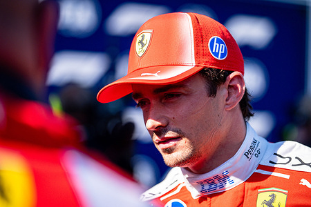 Charles Leclerc (MCO) (Scuderia Ferrari HP) in parc fermé after qualifying the Formula 1 Lenovo Austrian Grand Prix 2026 at the Red Bull Ring.