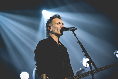 Italian singer Filippo Neviani, known by his stage name Nek, performs live at Teatro Augusteo in Napoli during his European Tour 2026.