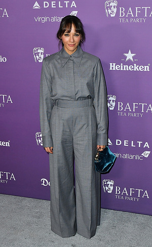 Rashida Jones attends the 2026 BAFTA Tea Party at Four Seasons Hotel Los Angeles at Beverly Hills.