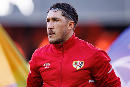 Alfonso Espino (Rayo Vallecano de Madrid) seen during the LaLiga EA Sports 2025/26 game between teams of Valencia CF and Rayo Vallecano de Madrid. Final score; Valencia CF 1:1 Rayo Vallecano de Madrid