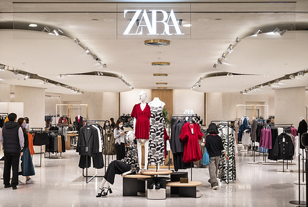 Spanish multinational clothing design retail company by Inditex, Zara store seen in Hong Kong.