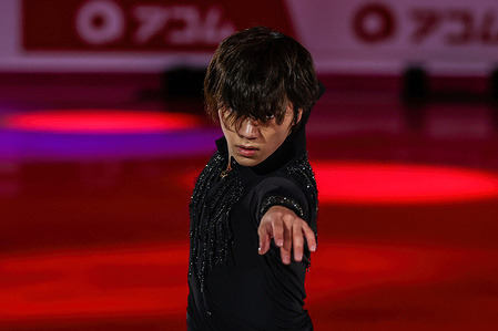 Shoma Uno of Japan performs during the Exhibition Gala ISU Grand Prix of Figure Skating Final Turin 2022 Torino Palavela.