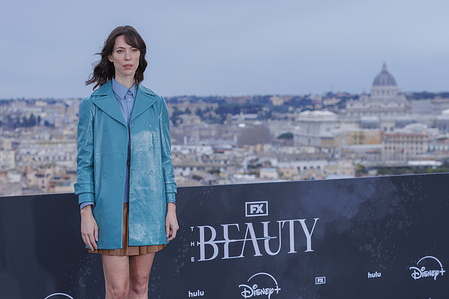 Rebecca Hall attends the photocall of the movie The Beauty at Hotel de la Ville.