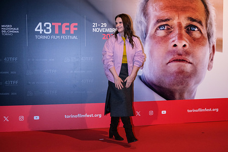 Juliette Binoche attends during the 43rd Torino Film Festival 2025 at Museum of Radio and Television.