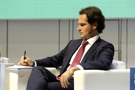 Ilya Ivanitsky, PhD Director of Center of business education and analytics Central University attends the session The digital ruble: new stages of the project at The new stage of the Alexandrinsky Theater.