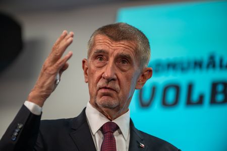 Andrej Babis, Czech Prime Minister, leader of ANO party and billionaire speaks to the media during a press conference after municipal and senate elections in the Czech republic. Czech municipal and senate elections took place on the 9th and 10th of October 2026.