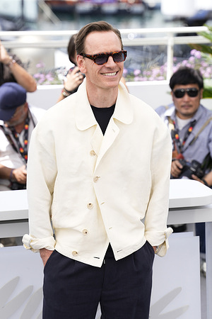 Michael Fassbender poses during the "Hope" photocall at the 79th annual Cannes Film Festival at Palais des Festivals.