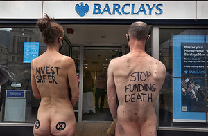 SOPA Images - Gallery - XR naked bank protest, London, UK
