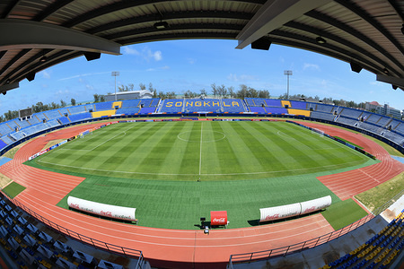 View of the Tinsulanon Football Stadium certified to host the Asia Under-23 Football Championship. The AFC U-23 Championship 2020 runs between 8 January - 26 January.
