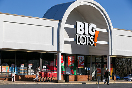 A Big Lots store is seen at the Lycoming Mall in Muncy. The Christmas holiday shopping season in the United States traditionally begins after Thanksgiving.