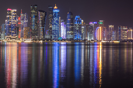 Image showing skyscraper buildings in the West Bay .