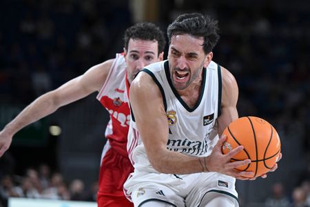 Facundo Campazzo  of Real Madrid during Regular league ACB Real Madrid v Us Manresa at Movistar Arena on October 11, 2026 in Madrid, Spain. Real Madrid 120 - 83 Us Manresa