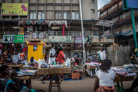 Vendors seen along Kampala Streets during the covid 19 crisis.