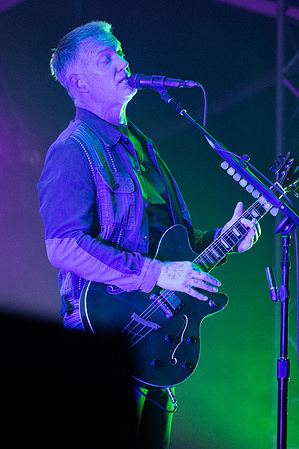 Vocalist and guitarist Josh Homme of the American rock band Queens of the Stone Age performs live on the Over Havet – Over the Sea at Syd For Solen 2025. Syd For Solen or South of the Sun takes place in Valbyparken in Copenhagen on August 7, 8, and 9. This will be the 4th edition of the festival.