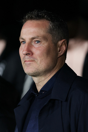 Coach Brian Priske of Sparta Praha seen during the UEFA Conference League 2025/2026 match between Sparta Praha and Rakow Czestochow at Epet Arena. Final Score; Sparta Praha 0:0 Rakow Czestochowa.