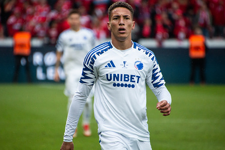 Robert Silva (16) of F.C. Copenhagen seen during the DBU Oddset Cup Final match between F.C. Copenhagen and Silkeborg IF at MCH Arena. Final score: F.C. Copenhagen 3:0 Silkeborg IF