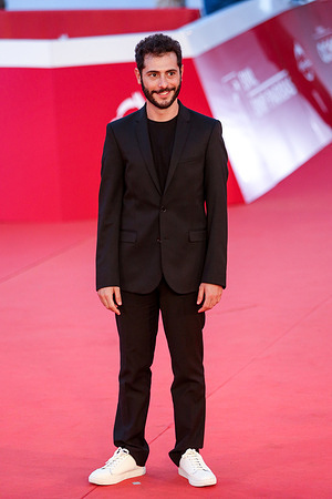 Daniele De Angelis attends the red carpet of the movie "War - La guerra desiderata" at the opening of Rome Film Fest at Auditorium Parco della Musica.