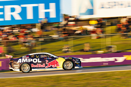 Will Brown of Triple Eight Race Engineering seen in action during race 2 of the Bosch Power Tools Perth Super440 at Barbagallo Raceway.
