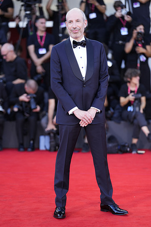 Noah Oppenheim attends "A House Of Dynamite" red carpet during the 82nd Venice International Film Festival.