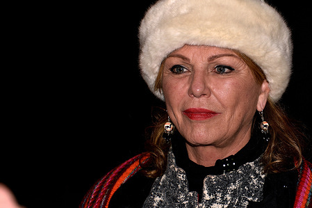 American singer Jeane Manson seen during the inauguration of a Christmas market in Marseille.
American singer Jeane Manson, ex-wife to French actor Richard Berry, has filed a complaint against Coline Berry who accuses her father (Richard Berry) of incest.