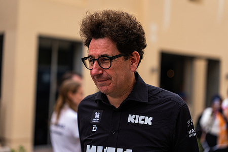Mattia Binotto in the paddock of the Formula 1 Abu Dhabi Grand Prix 2025.
