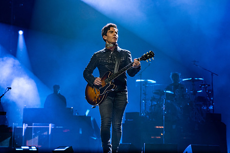 Kelly Jones of The Stereophonics seen performing live on stage at The O2 Arena. Stereophonics played The O2 Arena 18th December 2025 As the last date in their " Winter Arena Tour". Stereophonics are Kelly Jones, Richard Jones, Adam Zindani and Jamie Morrison