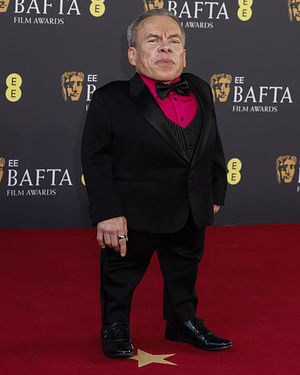 Warwick Davis attending the BAFTA British Academy Film Awards 2026 at the Royal Festival Hall in Waterloo, London