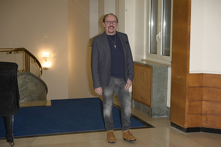 Maurizio Casagrande attends the photocall of Rai tv movie "Questi fantasmi" at Rai center Via Asiago.