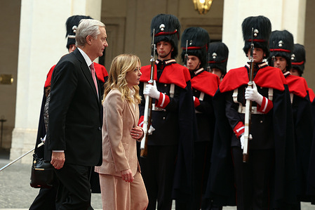 Prime Minister Giorgia Meloni meets with President-elect of Chile José Antonio Kast, accompanied by his wife María Pía Adriasola, at Palazzo Chigi. During the meeting, President-elect Kast outlined the priorities of the future Chilean government, with particular reference to measures for economic growth, attracting investment, strengthening the fight against crime, and policies to support birth rates. The two leaders shared the goal of expanding bilateral cooperation in these areas as well and emphasized the importance of simultaneously intensifying dialogue and collaboration with Latin American partners in strategic sectors, in order to increase the resilience of energy and critical raw materials supply chains.