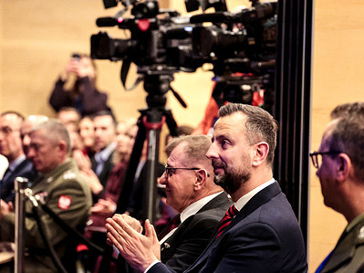 Deputy Prime Minister of Poland and Minister of Defence, Wladyslaw Kosiniak-Kamysz attends an official opening of FORT Krakow - Diana Accelerator Poland which enables research and business to cooperate in defence industry at Krakow Technology Park.