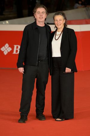 Paul Wright (l) and Kate Byers (r) attend the red carpet for the film "Mission" at the 2026 Rome Film Fest, held at the Auditorium Parco della Musica.