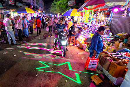 Festive LED lights are on display at a stall in Crawford Market during the upcoming festival of Diwali. Diwali is the biggest Indian festival of lights, usually lasting five days starting from 20th October this year. Diwali is celebrated to spiritually signify the victory of light over darkness, good over evil. Furthermore, it is a celebration of the day Rama returned to his kingdom in Ayodhya with his wife Sita and his brother Lakshmana after defeating the demon Ravana in Lanka and serving 14 years of exile as per Hindu mythology.