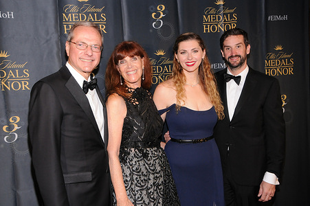 Henry Samueli and Susan Samueli attend the 35th Anniversary Ellis Island Medals of Honor in New York City.