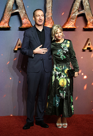Hermine Poitou and David Thewlis attend the Avatar Fire And Ash UK Premiere at BFI IMAX Waterloo.