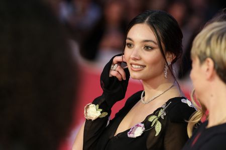 Mariasole Pollio attends the red carpet for “Je so' pazzo” during the 21st Rome Film Festival at Auditorium Parco Della Musica.