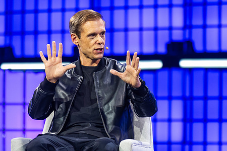 Armin van Buuren, DJ at Musician on Centre Stage during the final day of Web Summit 2025 at the MEO Arena in Lisbon. Web Summit is an annual technology conference held in Lisbon, Portugal. The conference's topics center on internet technology, emerging technologies, marketing, and venture capitalism. Web Summit's partners range from Fortune 500 companies to start-ups, with attendees representing all levels and sectors of the global high technology industry. This year, the Web Summit runs from November 10 to November 13.