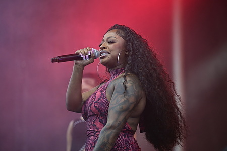 KenTheMan performs on stage during BETX Main Stage presented by Hyundai during the 2026 BET Experience Fan Fest at The Beehive.