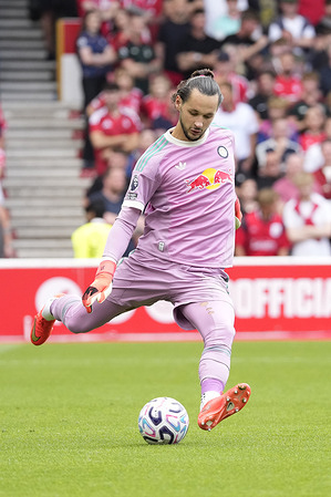 James Trafford of Leeds United seen in action during the Premier league football match between Nottingham Forest and Leeds United at the City Ground. Final score Nottingham Forest 0 : 1 Leeds United