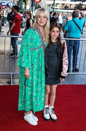 Tamzin Outhwaite and Marnie Ellis attend the gala night for "Grease The Musical" at the Dominion Theatre in London.
