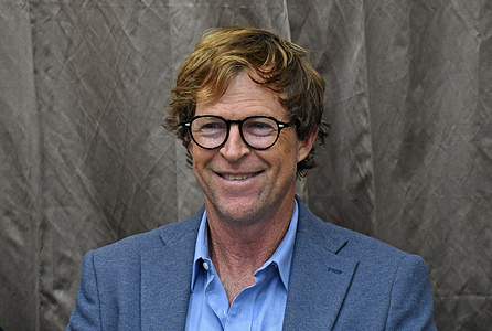 Former South African cricketer Jonty Rhodes is seen during the launch of dedicated head and neck centre of excellence at SSO cancer hospital in Mumbai.