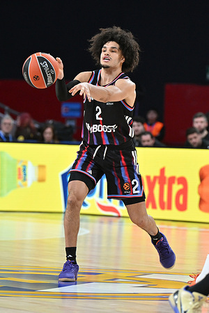 Ismael Bako of Paris Basketball in action during the EuroLeague Regular Season match between Real Madrid and Paris Basketball at Movistar Arena. Final score; Real Madrid 95:90 Paris Basketball