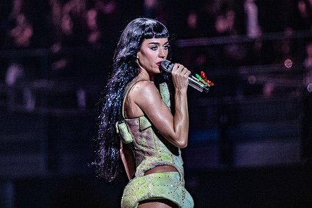 Katy Perry live at Unipol Arena in Bologna. The international pop star held a concert at the Unipol Arena in Casalecchio di Reno (Bologna) on Sunday 2 November 2025, as the only Italian date of his "The Lifetimes Tour.