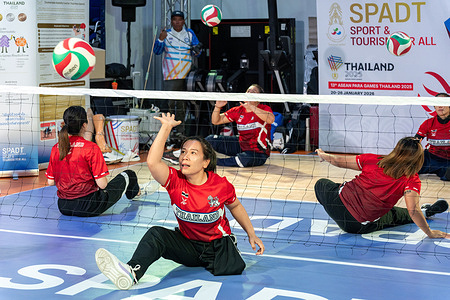 Volleyball players with disabilities seen at the Friendly Design Expo at BITEC. Thailand Friendly Design Expo 2025, held under the theme “Equal Access for All,” focused on improving the lives of people with disabilities and seniors through innovations that remove barriers in public spaces, housing, health services, and tourism, supporting independent living and full participation in society. It is organized by the Friendly Design for All Foundation, founded in 2015 by Krisana Lalai, a Thai journalist and human rights advocate.