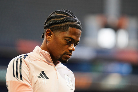 Leon Bailey of Aston Villa seen during the training session ahead of the UEFA Europa League Final against SC Freiburg at Besiktas Park.
