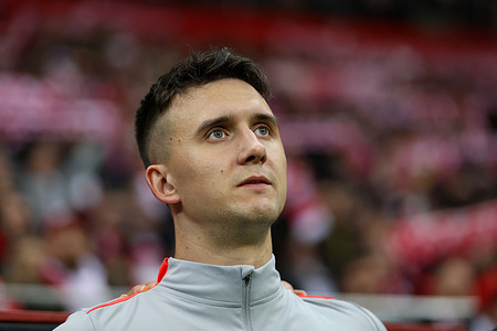Mateusz Kochalski of Poland seen during the European World Cup Qualifiers 2026 football match between Poland and Netherlands at PEG Narodowy Stadium. Final score; Poland 1:1 Netherlands.