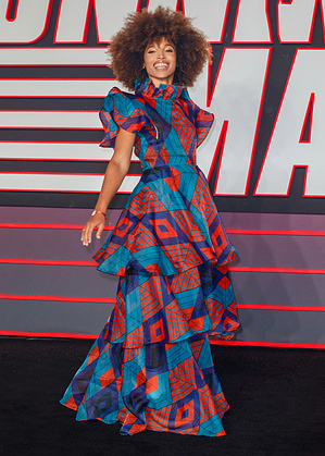 Vanessa Ford attends the UK Premiere of 'The Running Man' held at the Odeon Luxe, Leicester Square, London.