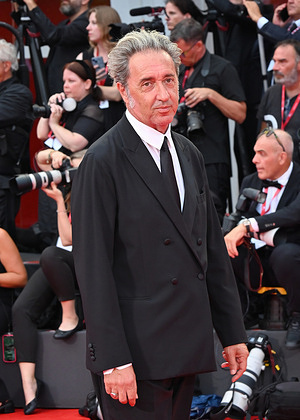 Paolo Sorrentino seen on Red Carpet of the cast of Paolo Sorrentino's opening film of the 2025 Venice Film Festival