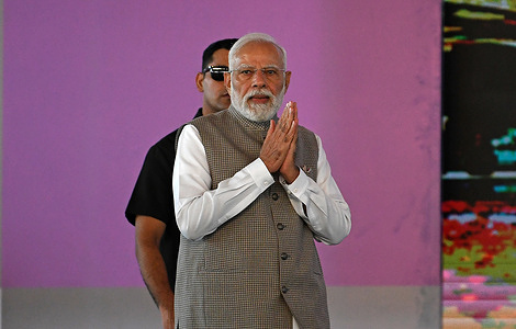 Indian Prime Minister Narendra Modi greets with his folded hands as he arrives for the inauguration of Navi Mumbai International Airport. The Navi Mumbai International Airport was inaugurated on October 8, 2025, by Prime Minister Narendra Modi, marking the completion of its first phase. This inaugural phase, built for $ 2.37 billion, features a lotus-inspired terminal, one runway, and an annual capacity of 20 million passengers, with operations set to begin in December. Named “Loknete DB Patil Navi Mumbai International Airport,” it aims to ease congestion at Chhatrapati Shivaji Maharaj International Airport by creating a dual-airport system for the Mumbai region.