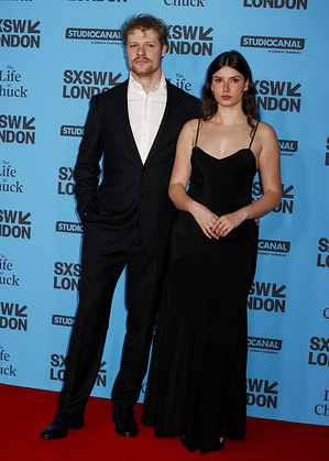 Solly Mcleod and Esther O’Casey attend the Life Of Chuck UK Premiere at the Barbican.